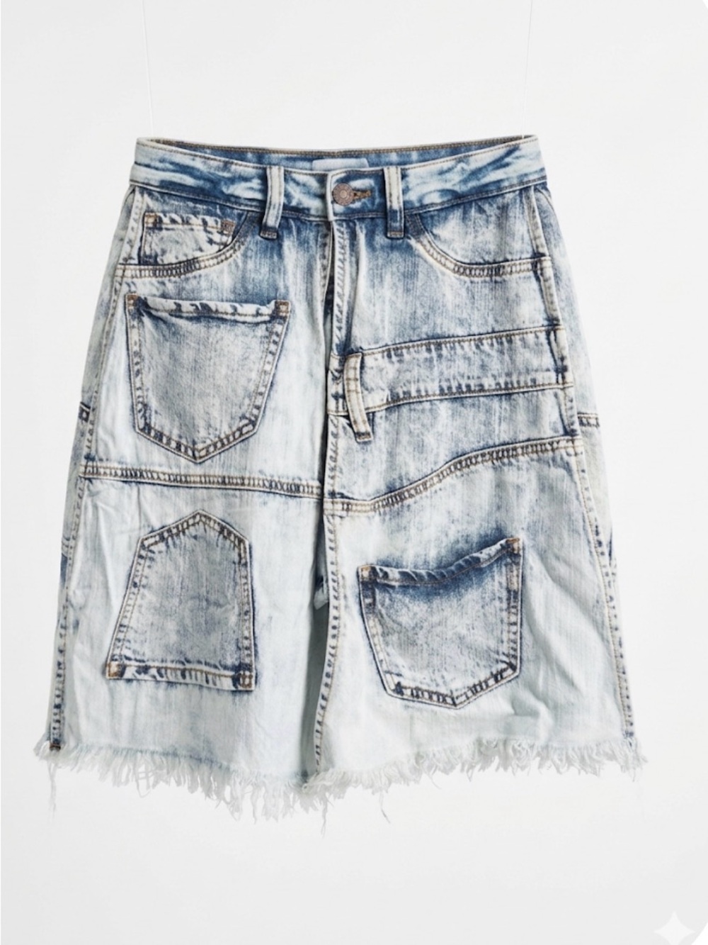 APHRODITE / shorts / Skirt / NWOT / Denim / UNIQUE/ size S (26) / waist -28” - Picture 3 of 4